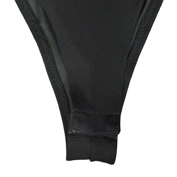 Atoir Black Bianca Racerback Stretchy Scuba Fabric Side Cutouts Bodysuit Sz 2 - Picture 7 of 12